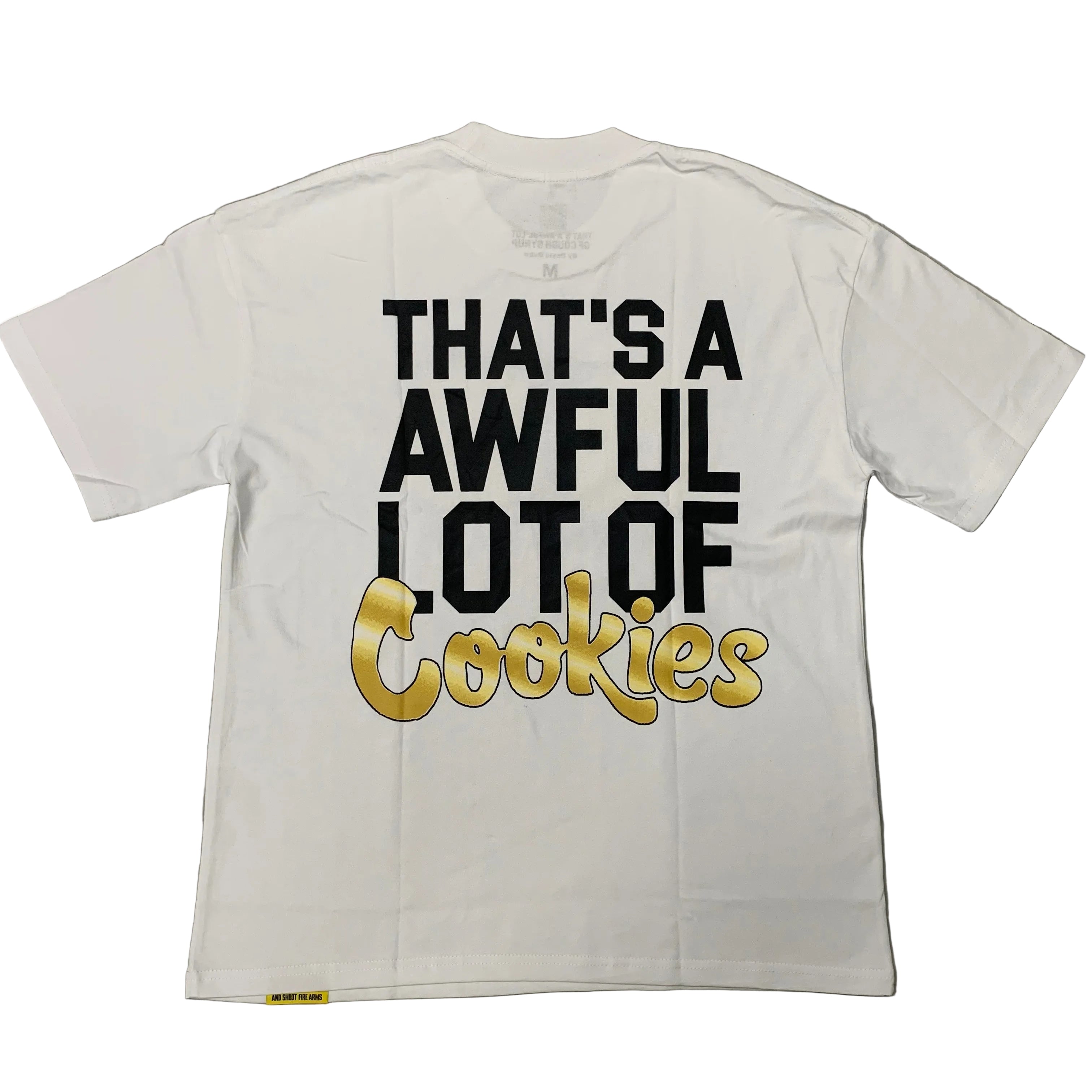| [✅LEGIT] TS01 |THAT'S A AWFUL LOT OF COUGH SYRUP (SS25)White T-Shirt