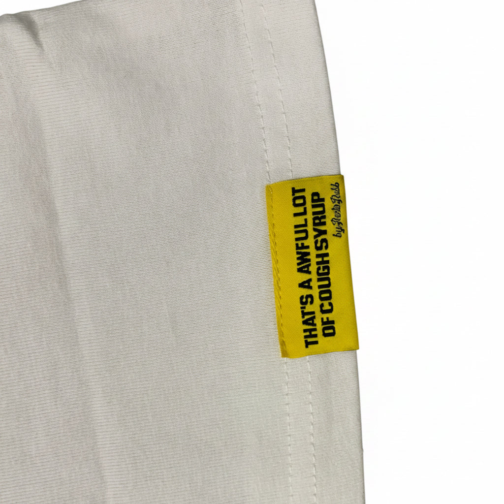 | [✅LEGIT] TS01 |THAT'S A AWFUL LOT OF COUGH SYRUP (SS25)White T-Shirt