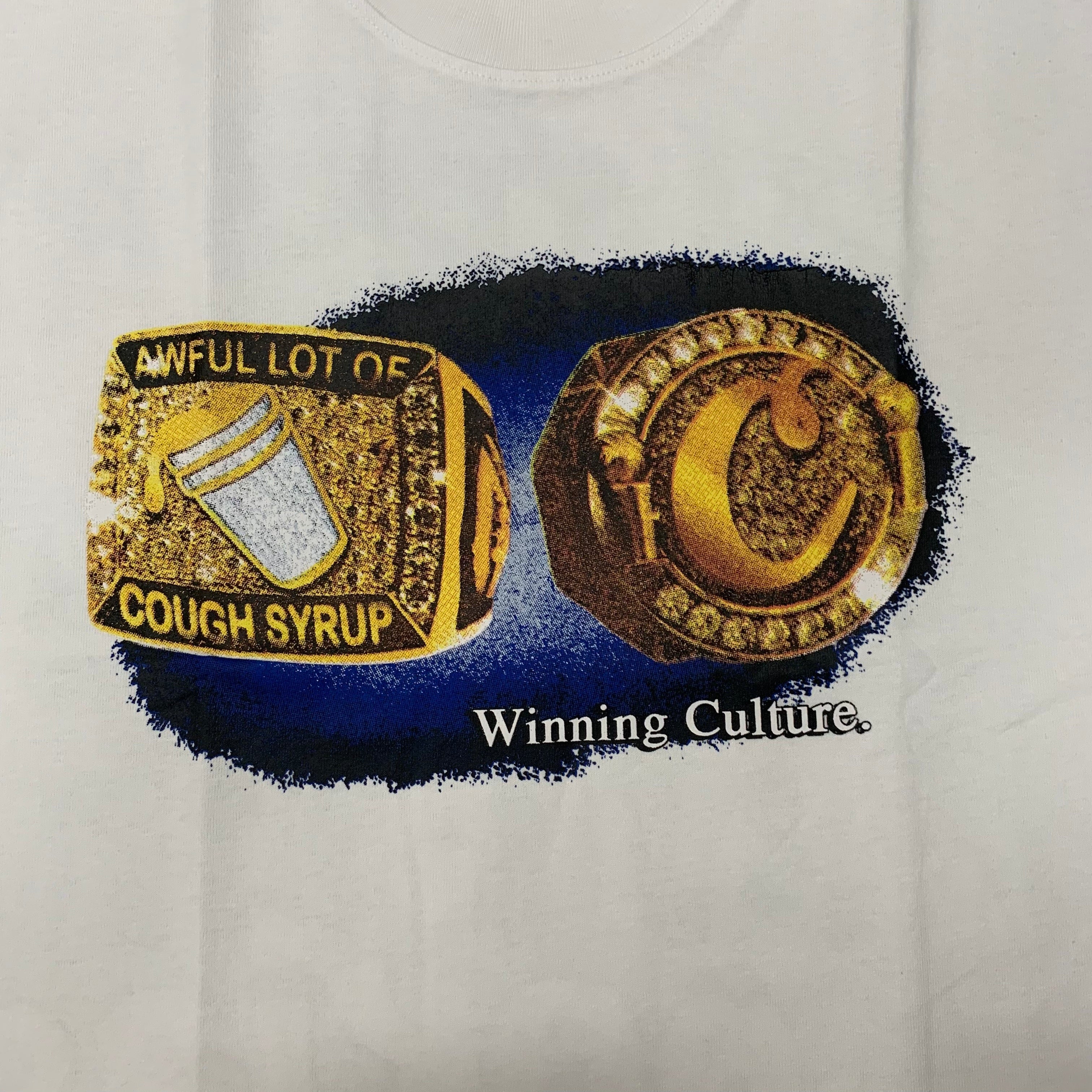 | [✅LEGIT] TS01 |THAT'S A AWFUL LOT OF COUGH SYRUP (SS25)White T-Shirt